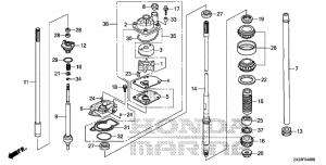 F-04   /   (F-04 Water Pump/Vertical Shaft)
