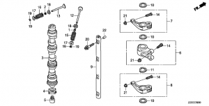 E-09  (E-09 Camshaft Assy)