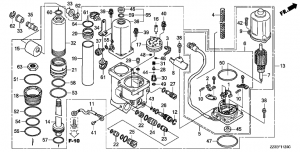F-11-20    (F-11-20 Trim / Tilt Power Assy)