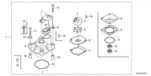 Fop-1    (Fop-1 Repair Water Pump Complect)