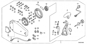 Fop-4-5   ( , ) (Fop-4-5 Flush Type Remote Control Top Mount (Left))