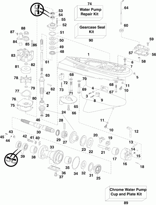 ��������� Evinrude E150DPLSCR  - Pl, Sl Models - Pl, Sl Models