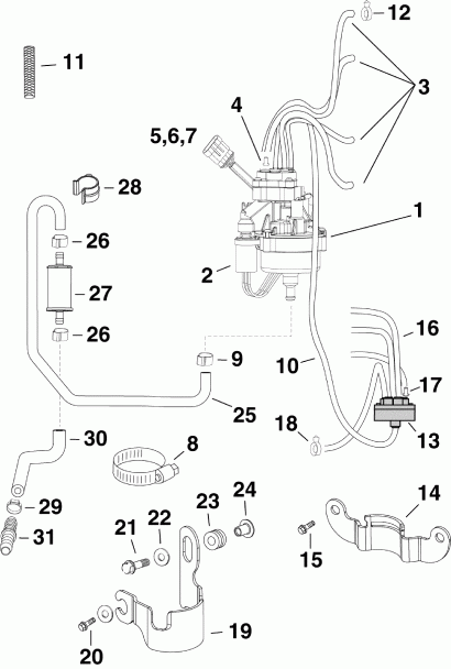 ��������� �������� ����� ������� E130DPLABA  - �������� ����� / oil Pump