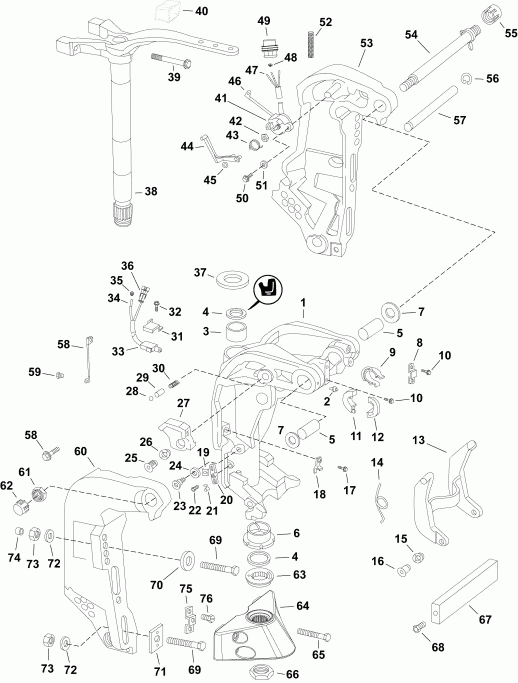 �������� ����� ������� E115GNLAFF  - ���������� ��������� / swivel Bracket