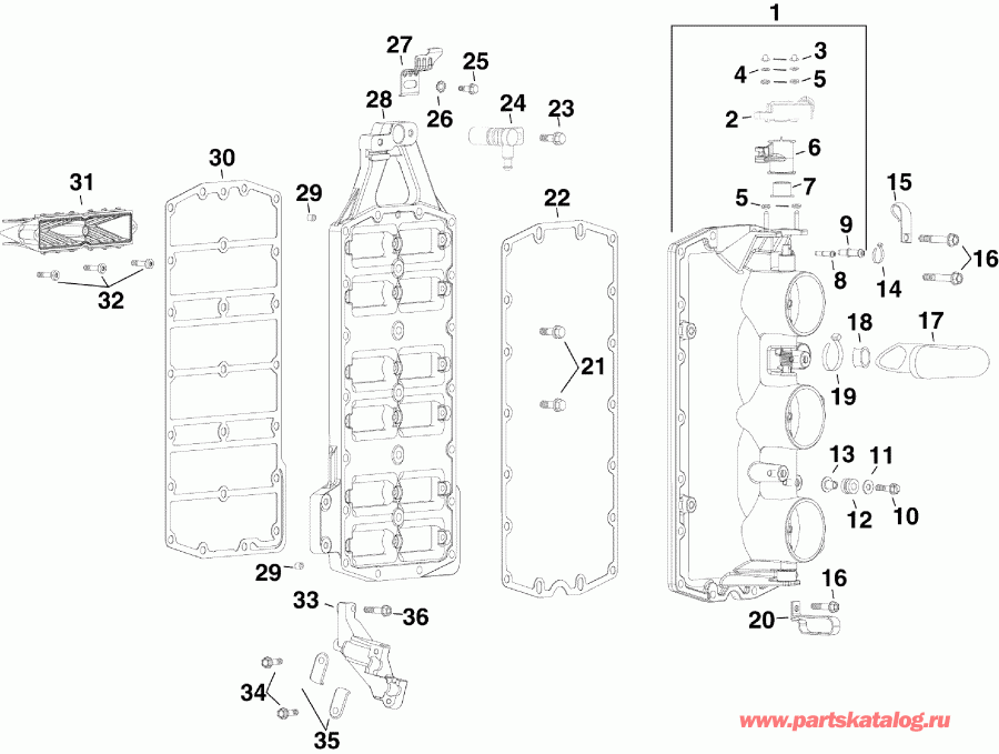 ��������� �������� ����� ������� DE300CXISF  - take ��������� Assembly / take Manifold Assembly