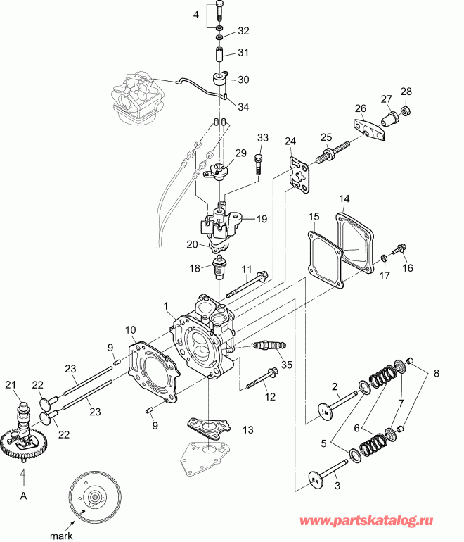 �������� ��������� ����� ������� B4RL4INS  - cylinder Head Assembly / ������� ����� �������� Assembly