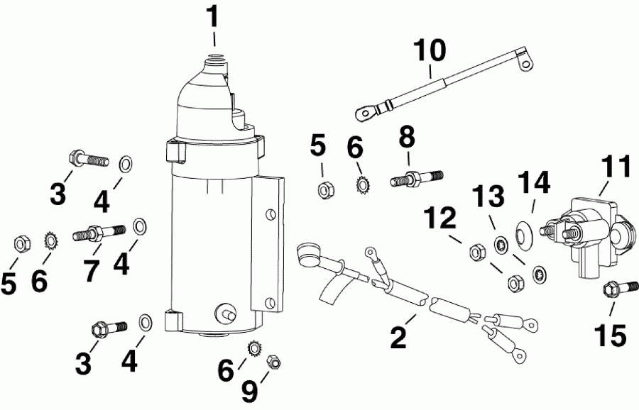 ����� ������� E90DPXAAA  - electric Starter & Solenoid / �������������� & Solenoid