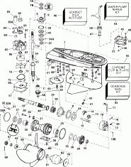 �������� - �������� Rotation - Fsl, Fs, Fpx, Fx Models (Gearcase - Standard Rotation - Fsl, Fs, Fpx, Fx Models)