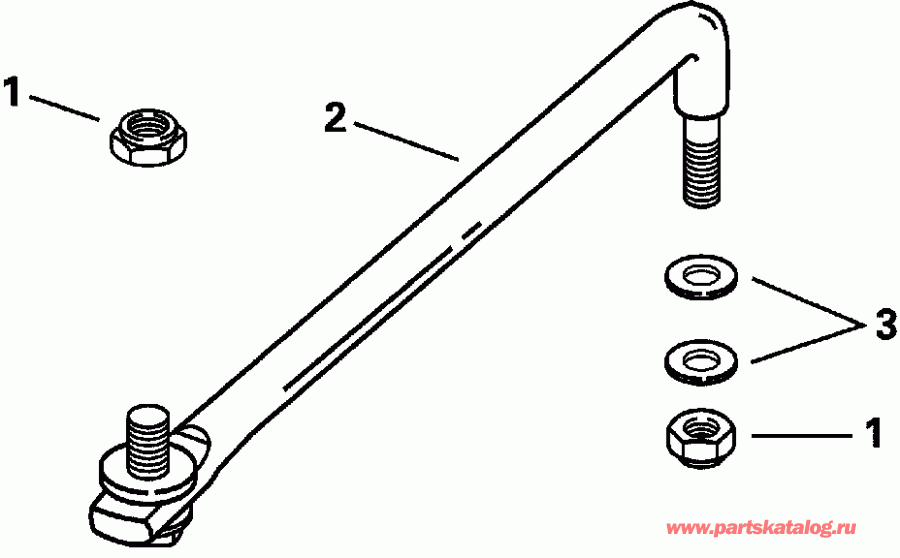 ����� EVINRUDE E225FCXSSC FFI, Elec Start, TNT, 25 IN s  - eering Link Kit - ee������ ����������� Kit