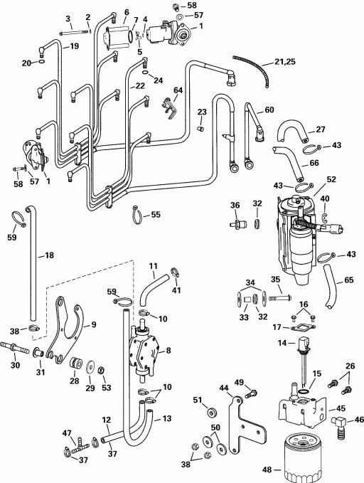 ��������� ����� EVINRUDE E225FPXSSH FFI, Elec Start, TNT, 25 IN s  - el Components - el Components