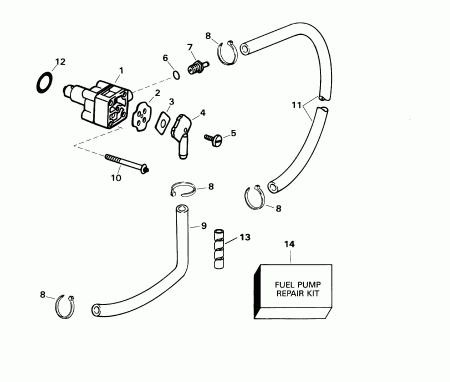 ��������� ��������� EVINRUDE E10EL4SID 4-stroke, elec start, remote,   - el ����� / el Pump