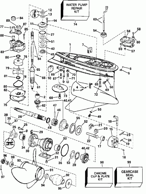 �������� ����� EVINRUDE E250FPLSTR  - Fhl Model - Fhl Model