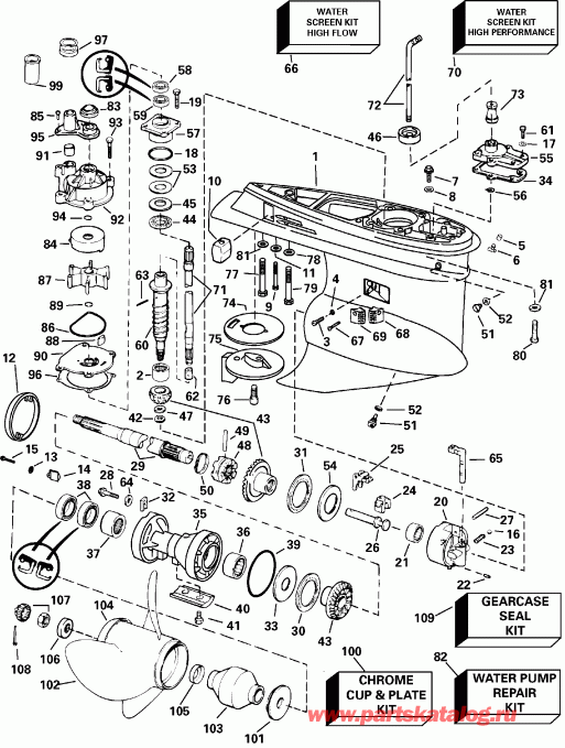 ����� EVINRUDE E150FPXSRS  - Px Models / Px Models