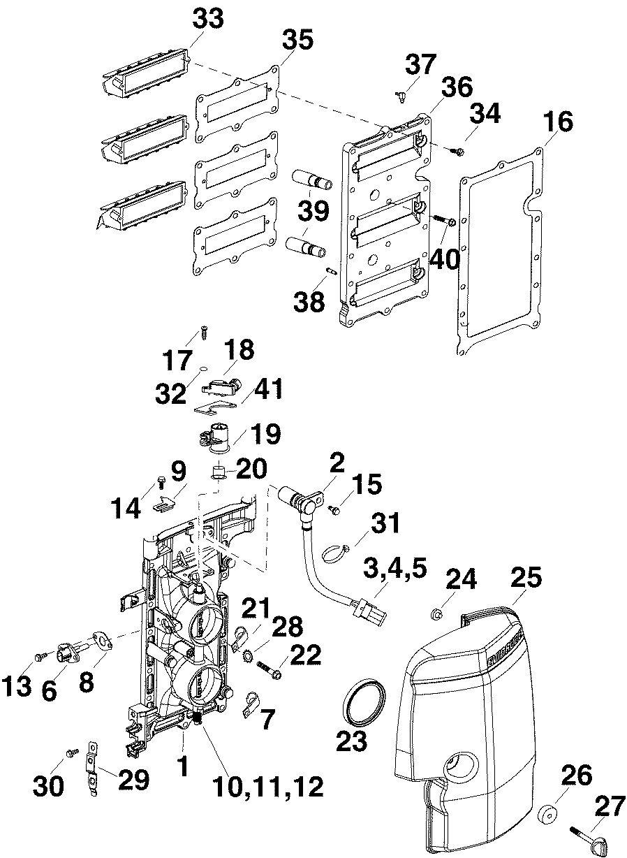  ������� E90DPLSRC  - rottle Body & Intake Manifold