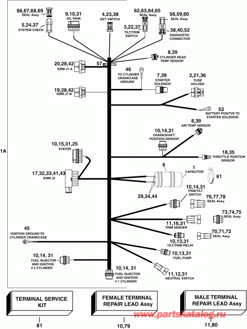 ��������� ����� ������� E60WDRYSOS  - gine ��������� - ���� �������� - gine Electrical Harness