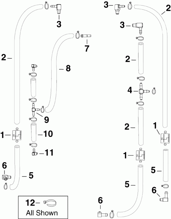 �������� ��������� ����� EVINRUDE E150DSLSUF  - l Recirculation �����s