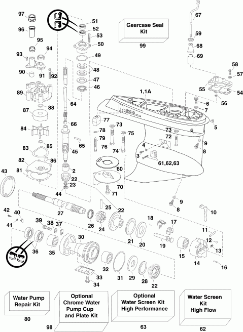 ��������� ��������� EVINRUDE E225DPXSUG  - arcase