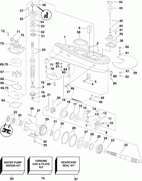 ��������� �������� ����� Evinrude E55MRLSCC  - arcase - arcase