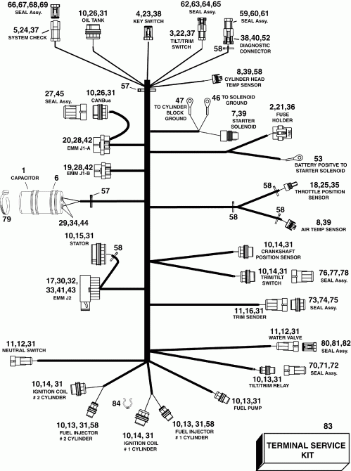 �������� ��������� ����� ������� E40DRLSEE  - ectrical ���� �������� / ectrical Harness