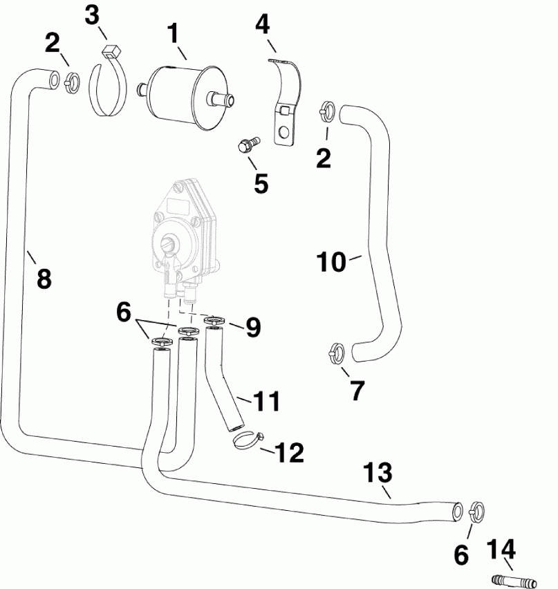 ����� Evinrude E90DPLSEE  - el Filter