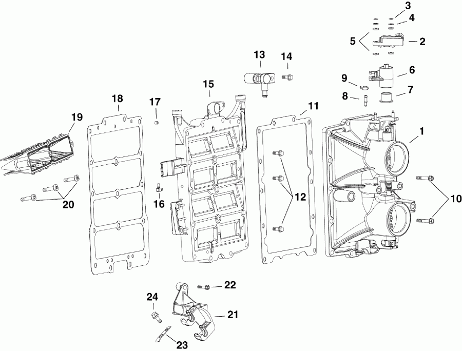  ������� E115DHXISC  - take Manifold Assembly / take ��������� Assembly