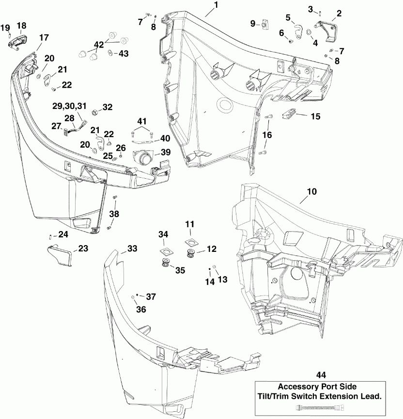 ��������� ��������� ������� E200DPXISF  - wer ������ ��������� (�����) / wer Engine Cover