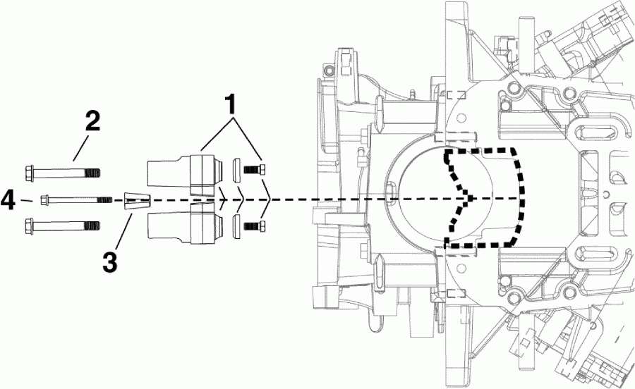  Evinrude E200DPXISF  - per ��������� ���������s - per Engine Mounts