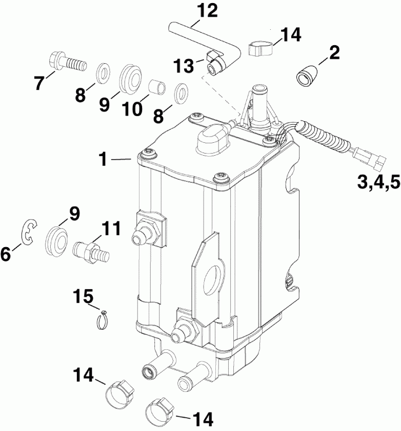 �������� ����� ������� E250DPZISF  - el Pump & Vapor Separator / el ����� & ��������������