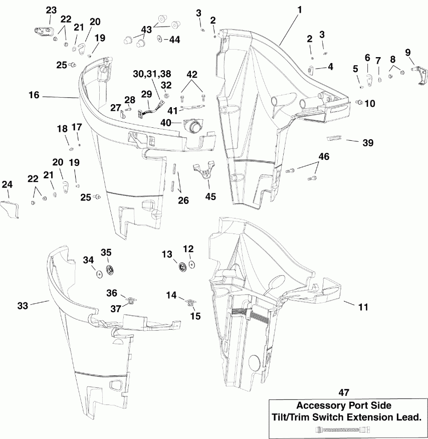 ��������� ����� ������� E300DCZISF  - wer Engine Cover - wer ������ ��������� (�����)