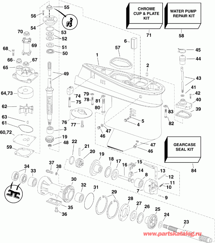 �������� ����� EVINRUDE E65WDRYISR  - arcase - arcase