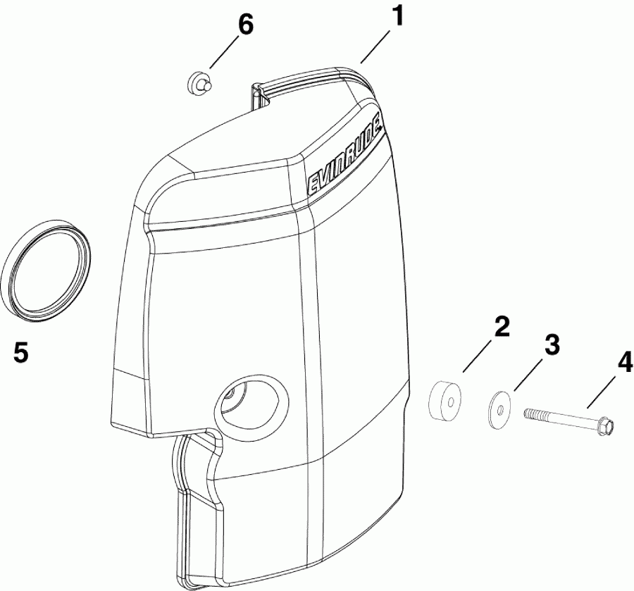 ��������� Evinrude E75DPLISD  - r ��������� - r Silencer