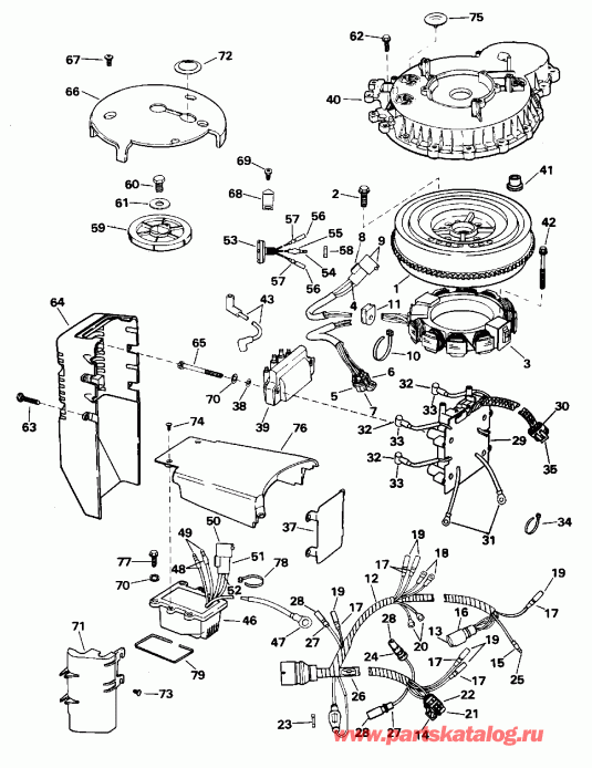 ��������� ����� Evinrude E115ELEOC 1995  - nition System / nition System