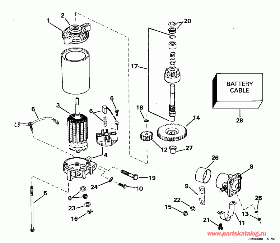 �������� ��������� ����� ������� E150EXEOM 1995  - ectric ������� & Solenoid / ectric Starter & Solenoid