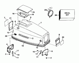 ������ ��������� (�����) - Evinrude (Engine Cover - Evinrude)