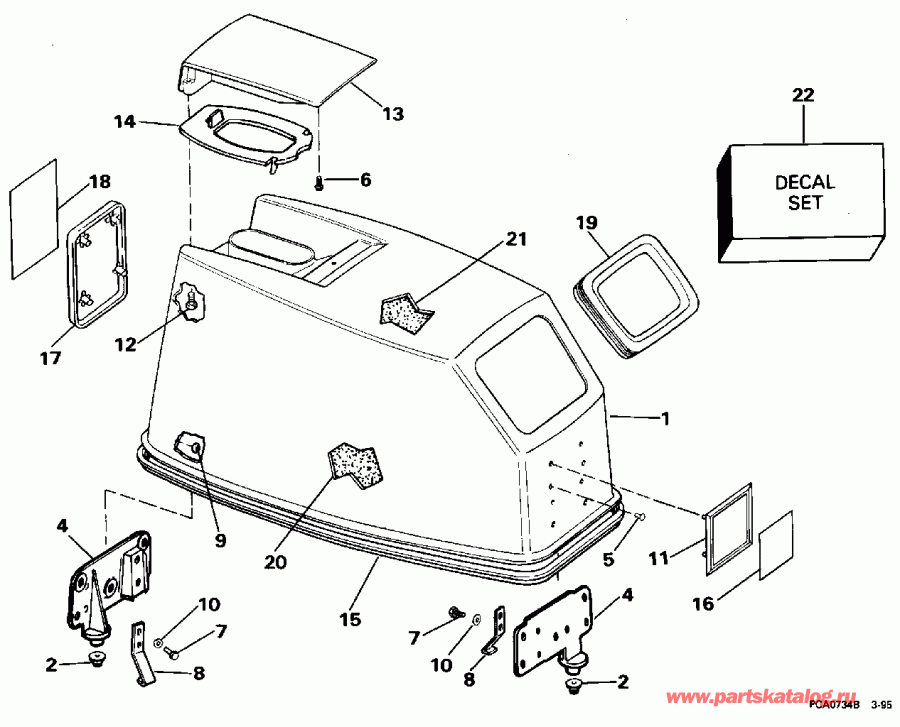��������� ����� ������� E50BELEOD 1995  - Johnson Rope Start Only