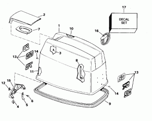 ������ ��������� (�����) - Johnson (Engine Cover - Johnson)