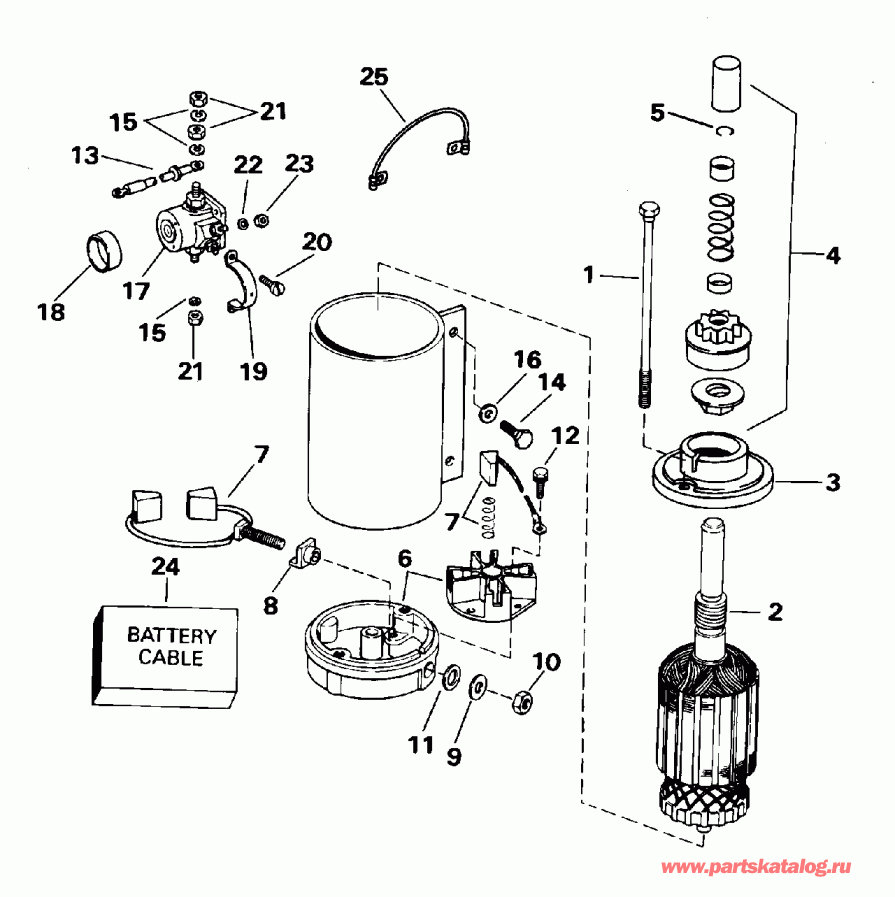 ��������� ������� E50TLEOD 1995  - ectric Starter & Solenoid - ectric ������� & Solenoid