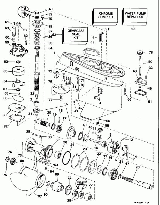 �������� ����� Evinrude E50TTLEOS 1995  - arcase - arcase