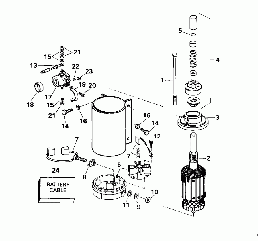 ��������� ��������� ������� E85TTLEOR 1995  - ectric ������� & Solenoid - ectric Starter & Solenoid