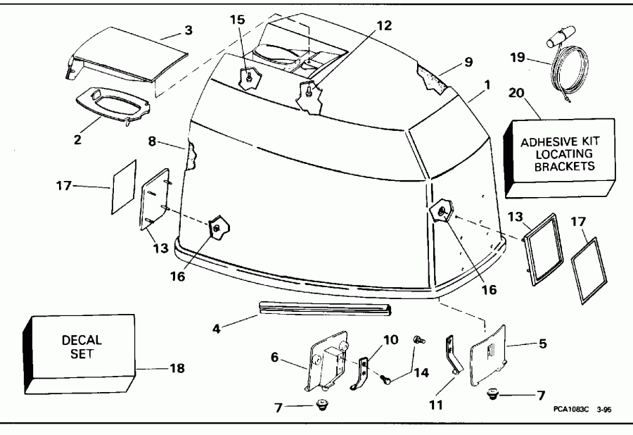  Evinrude XE112TSXEOC 1995  - Johnson / Johnson