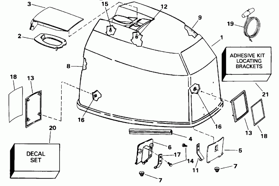����� Evinrude E112TSXEDR 1996  - Evinrude / Evinrude