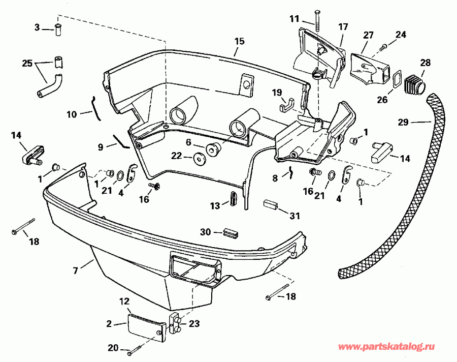 ��������� ����� ������� E175NXEDB 1996  - wer Engine Cover - wer ������ ��������� (�����)