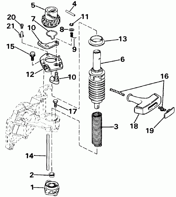 �������� ����� Evinrude E225PXEDE 1996  - wer ������ ��������� (�����) - wer Engine Cover