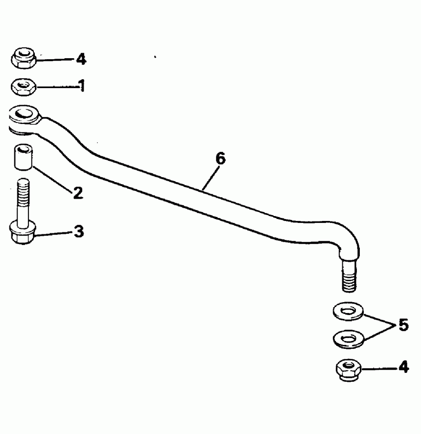  Evinrude E48ESLEDC 1996  - eering Link Kit - ee������ ����������� Kit