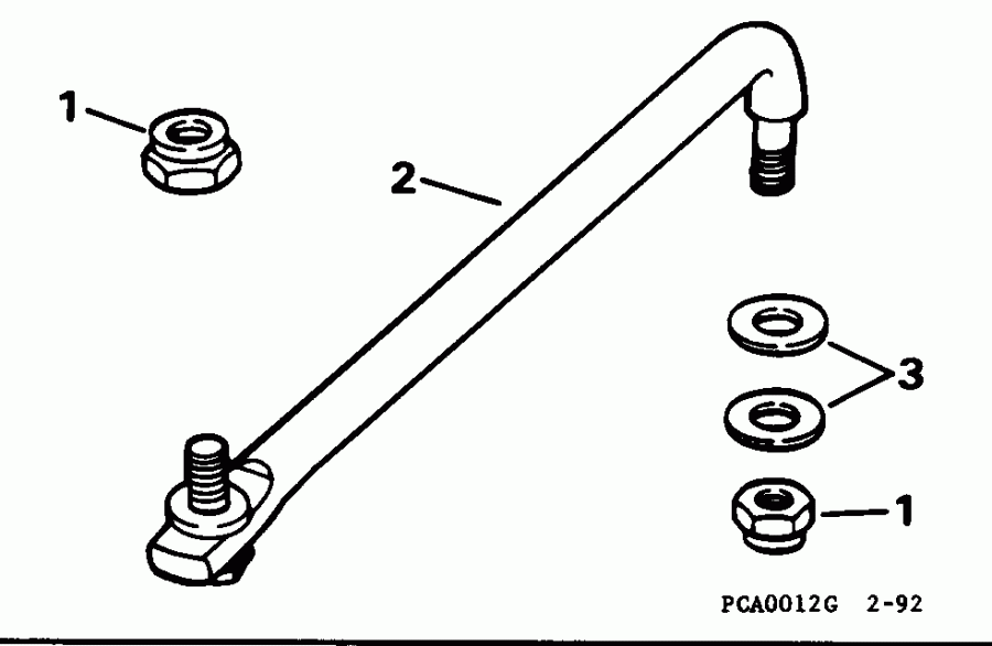 ��������� �������� ����� EVINRUDE E70TLEDA 1996  - eering Link Kit