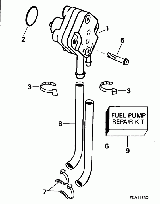  Evinrude HE10FDLEDC 1996  - el ����� / el Pump