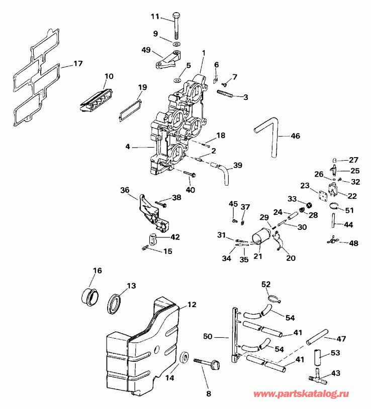 �������� ����� ������� HE130TXADA 1996  - take Manifold / take ���������