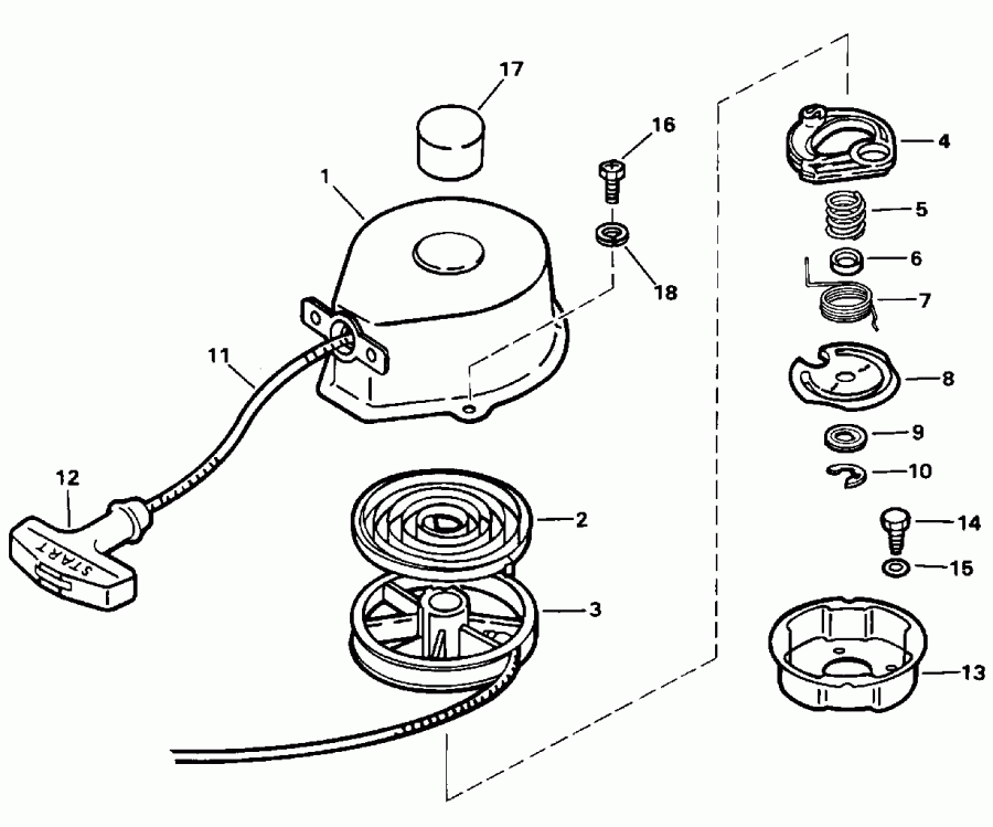 ��������� ��������� ������� HE2REDE 1996  - coil ������� Assembly / coil Starter Assembly