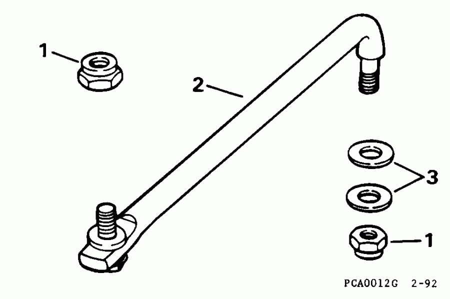 �������� ����� ������� HE90TXADA 1996  - eering Link Kit (with Power Trim & Tilt) - ee������ ����������� Kit (with ���������������� ��������� �������)