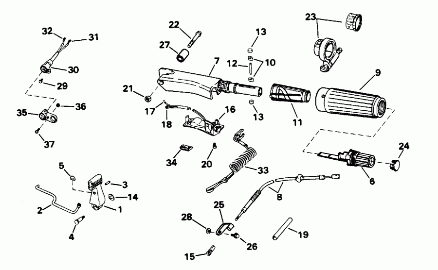 ����� ������� SE15BAEDC 1996  - ee������ & ������������� Handle - eering & Shift Handle